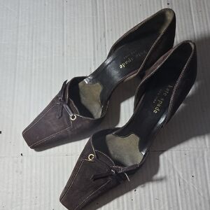 Kate Spade Suede Kitten Heels